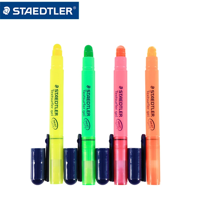 Staedtler твердый хайлайтер 264 офисный гель для чтения желе карандаш студенческий знак вращающаяся помада маркер для рисования