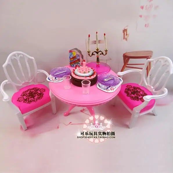 Veritable Pour Princesse Cuisine Barbie Table A Manger Voiture 1 6