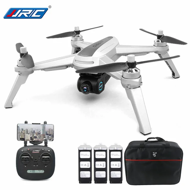 $169.99  JJRC JJPRO X5 GPS Drone WiFi 2K FPV Brushless RC Drone Professional Quadcopter One Key Return 3 Bat