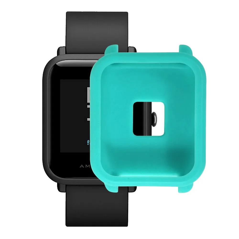 

Soft TPU Protection Silicone Full Case Cover For Huami Amazfit Bip Youth Watch Watachband Sporting Goods Accessories