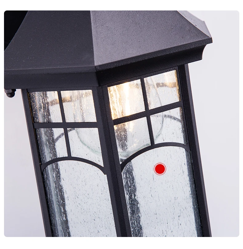 Открытый популярный Ретро настенный светильник вилла коридор жилой крыльцо декоративный бюстгальтер Водонепроницаемый деревенский внешний внутренний двор Освещение