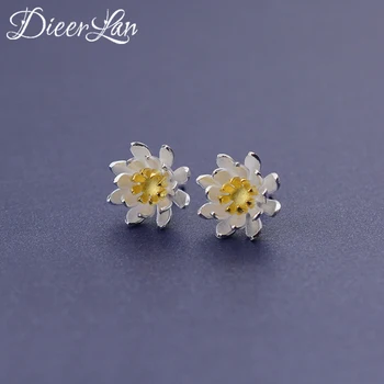 

Fresh Style 925 Sterling Silver Lotus Flower Earrings For Women Hot Sale Fashion sterling-silver-jewelry