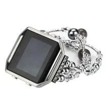 Ремешок на запястье браслет для металлический браслет ювелирные изделия замена Браслет Fitbit Смарт-часы 18Jul11