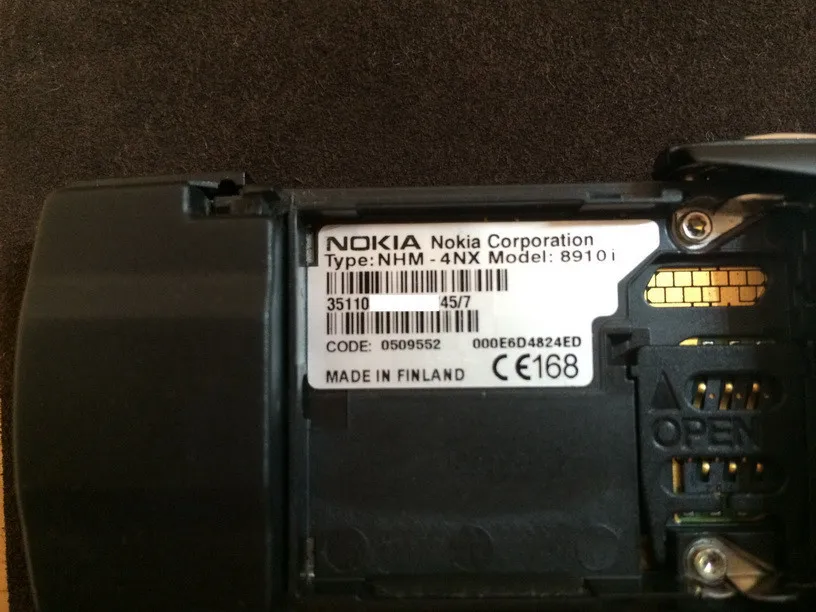 Отремонтированный Мобильный телефон NOKIA Titanium 8910i GSM DualBand разблокированный Repaitned корпус английская Русская клавиатура