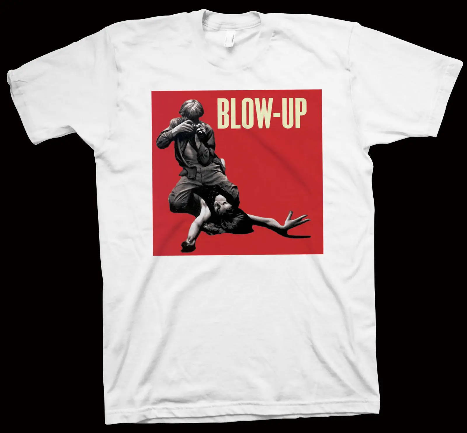 Blow-Up футболка Vanessa Sarah Miles Cinema лето 2018 короткий рукав плюс размер унисекс летняя