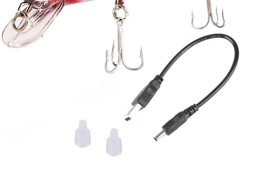 Новинка перезаряжаемая от USB мигающая светодиодная рыболовная приманка