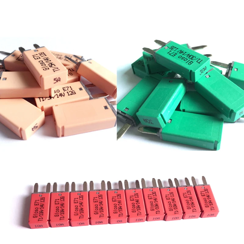 car Automatic recovery fuse 5/7.5/10/15/20/25/30A S size fuse