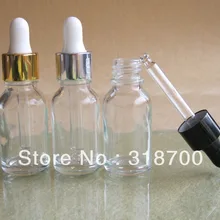 360x15 мл пустая прозрачная стеклянная бутылка с капельницей, 15cc стеклянный флакон с пипеткой, 15 емкости для косметики мл
