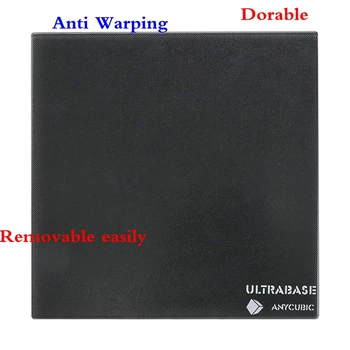 

400Deg Upgrade Ultrabase Self-adhesive Build Surface Glass plate 220x220mm for Anet A8 A6 Wanhao I3 3D Printer
