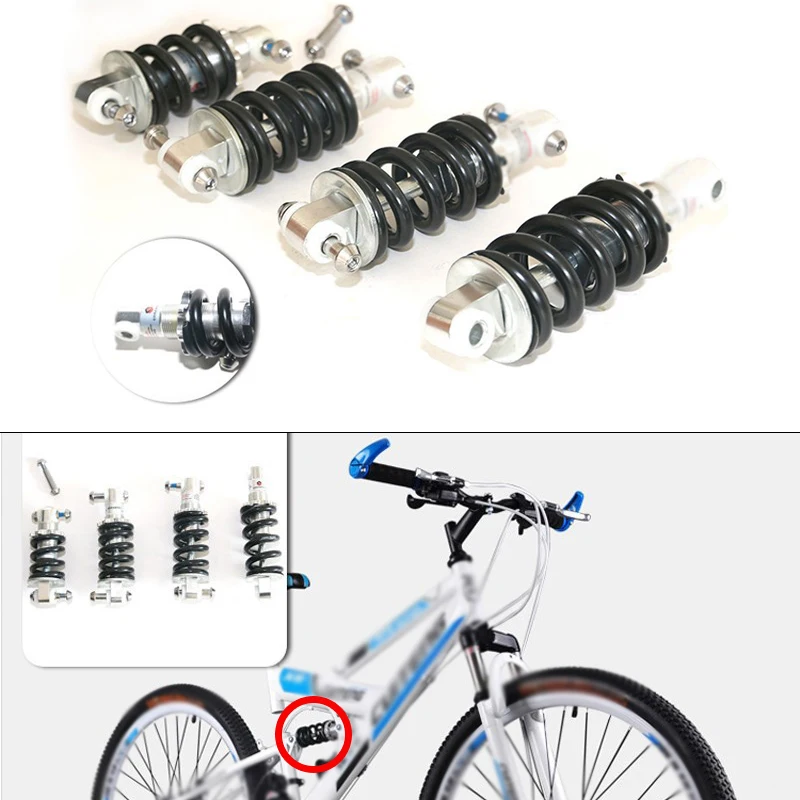1 шт. велосипед металлический задний амортизатор подвески пружинный амортизатор части велосипеда