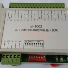 M-1002: 16 способ модуль ввода цифровых сигналов на основе RS485(Силовые транзисторы NPN утечки типа