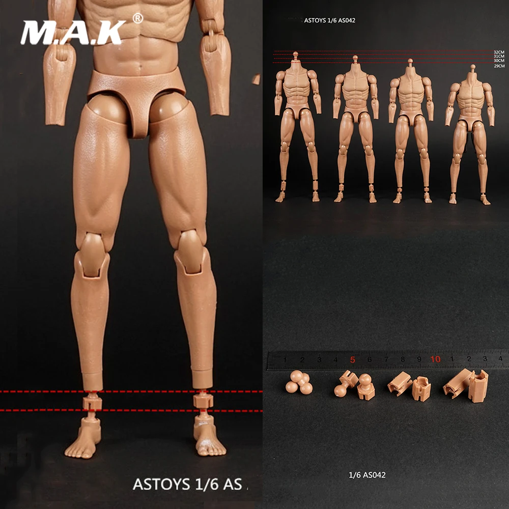 

AS042 1/6 Scale Figure Accessory Increase Feet Connector 4 Styles Model for 12''HT DAM COO TC CD Action Figure Body