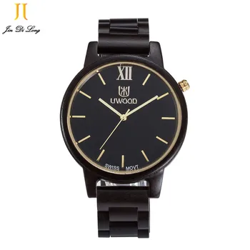

Watch Wood Strap Dial Watch Quartz Movement Full Automatic Non-Mechanical Solid Wood Bracelet Simple Retro Men's Wood Watch