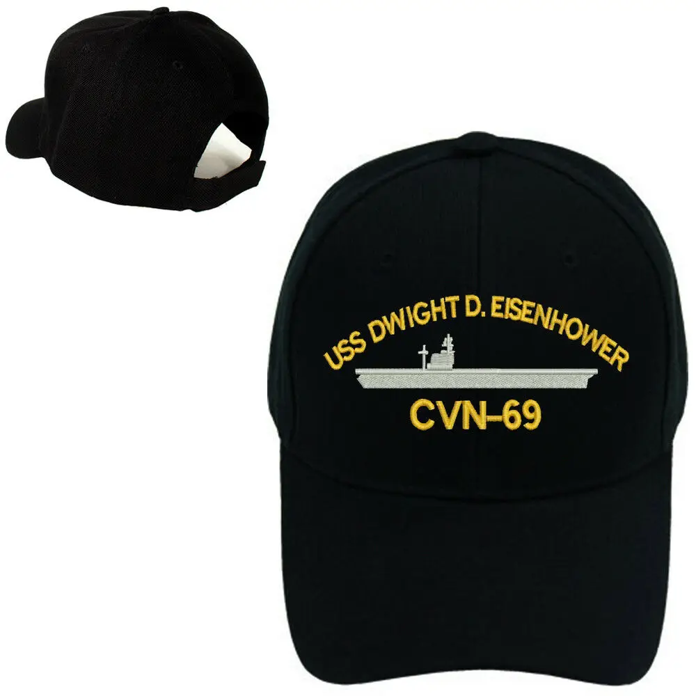

Printing MILITARY BASEBALL CAP HAT USS DWIGHT D. EISENHOWER CVN-69 BATTLESHIP