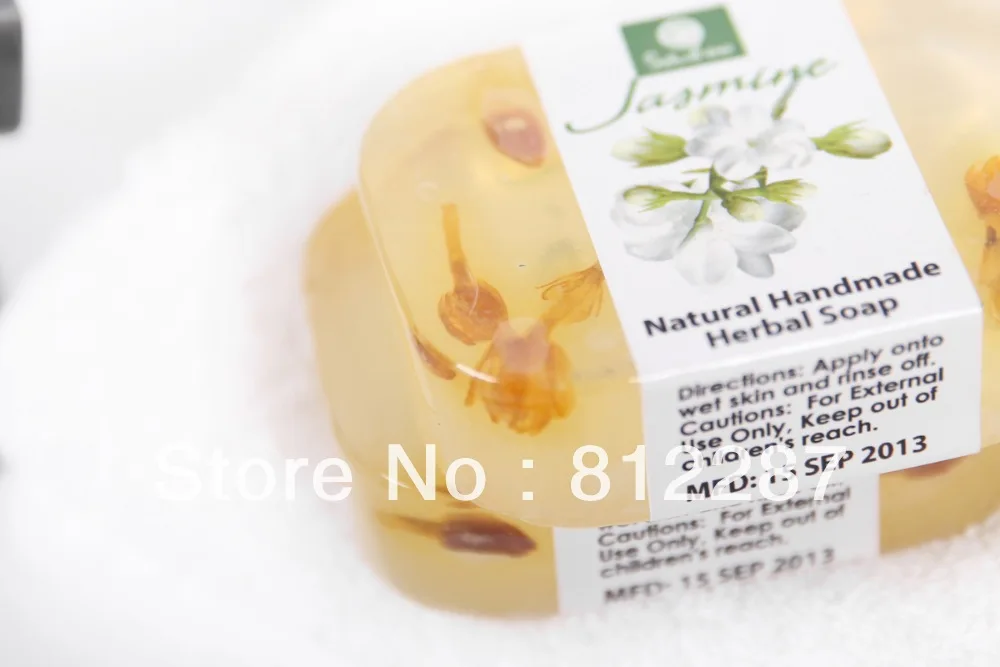 Organik Bunga Buatan Tangan Aroma Melati Sabun Pembersih Muka