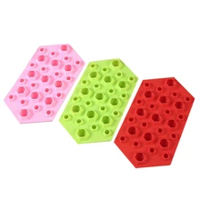 Cube коктейли силиконовые для виски инструмент льда Алмазная форма лоток плесень недеформация инструменты для мороженого