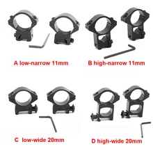 Открытый Кемпинг охотничий инструмент ружье аксессуары кронштейн для оптического прицела металлический ласточкин хвост прицел крепление кольца " кольцо 25,4 мм