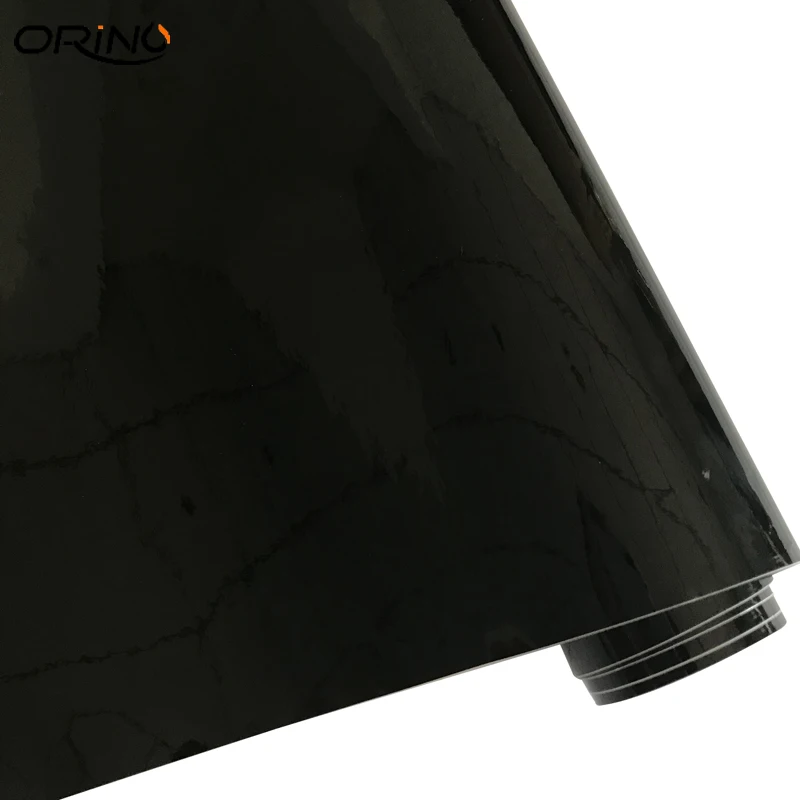 Black Glossy Vinyl Film Sticker-3