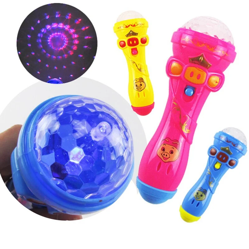 

2018 Flash Of Light Microphone Glowing Luminous Star Rod Singing Music Shine Portable Funny LED Toys For Children Gift