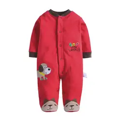 Детские комбинезоны, хлопковые боди, Длинные пижамы, комбинезон paiifang, 1 шт., одежда для малышей