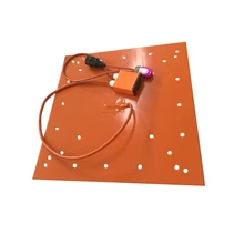 508x508 мм 110V 1000W с цифровым Температура контроллер 3м с клеящейся задней силиконовые тепла Одеяло для CR-10 S5 принтер