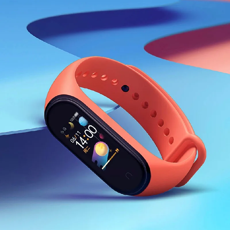 Смарт часы Xiaomi Mi Band 4 Браслет с функцией музыкального плеера пульсометра