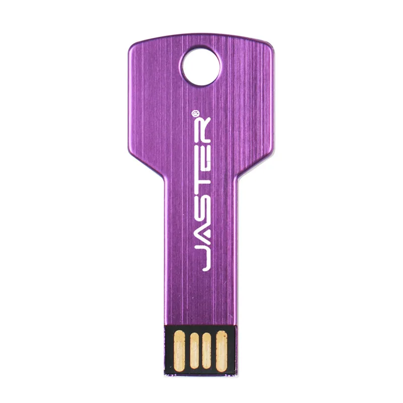 JASTER USB флэш-накопитель 64 Гб металлический ключ Флешка 64 Гб Водонепроницаемый флеш-накопитель USB 2,0 USB Флешка карта памяти USB флеш-накопитель на заказ металл - Цвет: E