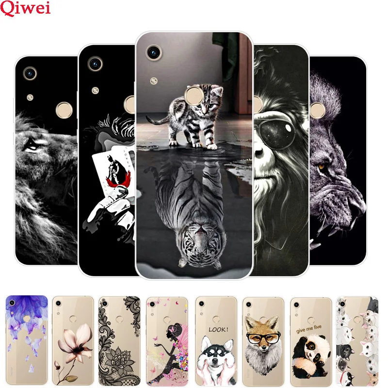 

For Huawei Honor 8A Case Phone Cover Soft Silicone Painted Back Case Funda For Huawei Honor 8A JAT-LX1 8 A A8 Honor8A Case Coque