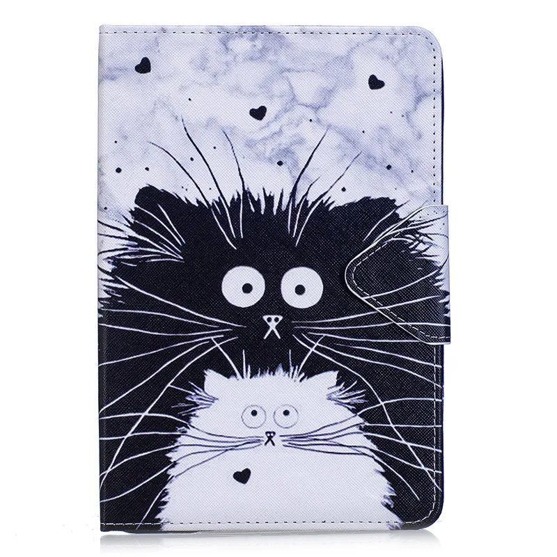 Wekays For Apple IPad Mini 3 2 1 Cartoon Cat Leather Fundas Case For Coque IPad Mini 1 2 3 Tablet Cover Cases For IPad Mini Kids