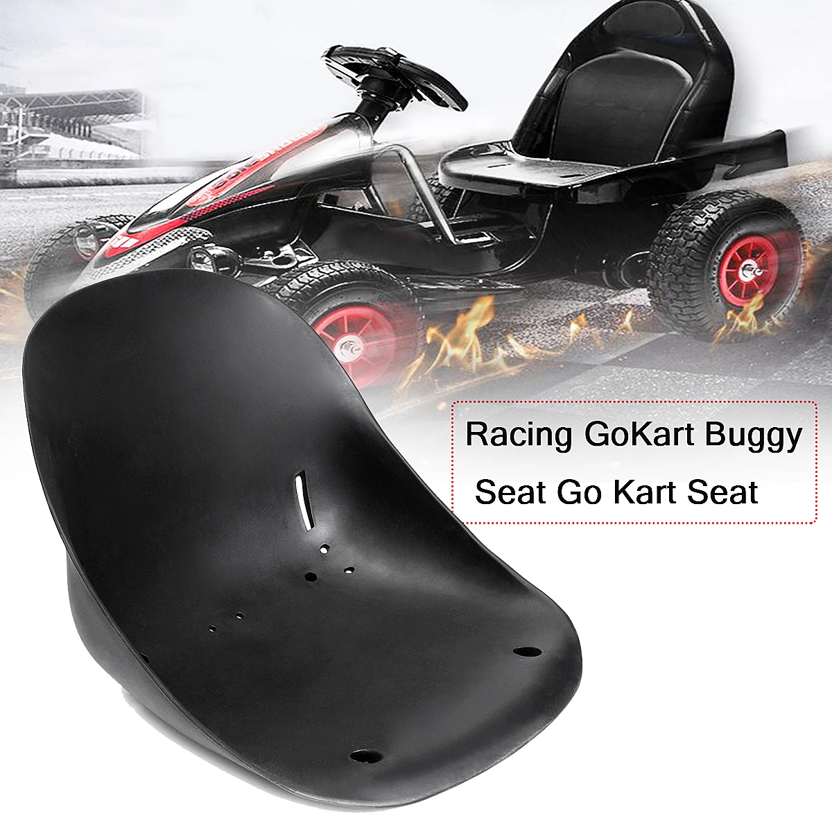

Plastic Drift Trike Racing Go Kart Buggy Car Seat Saddle Replacement Parts
