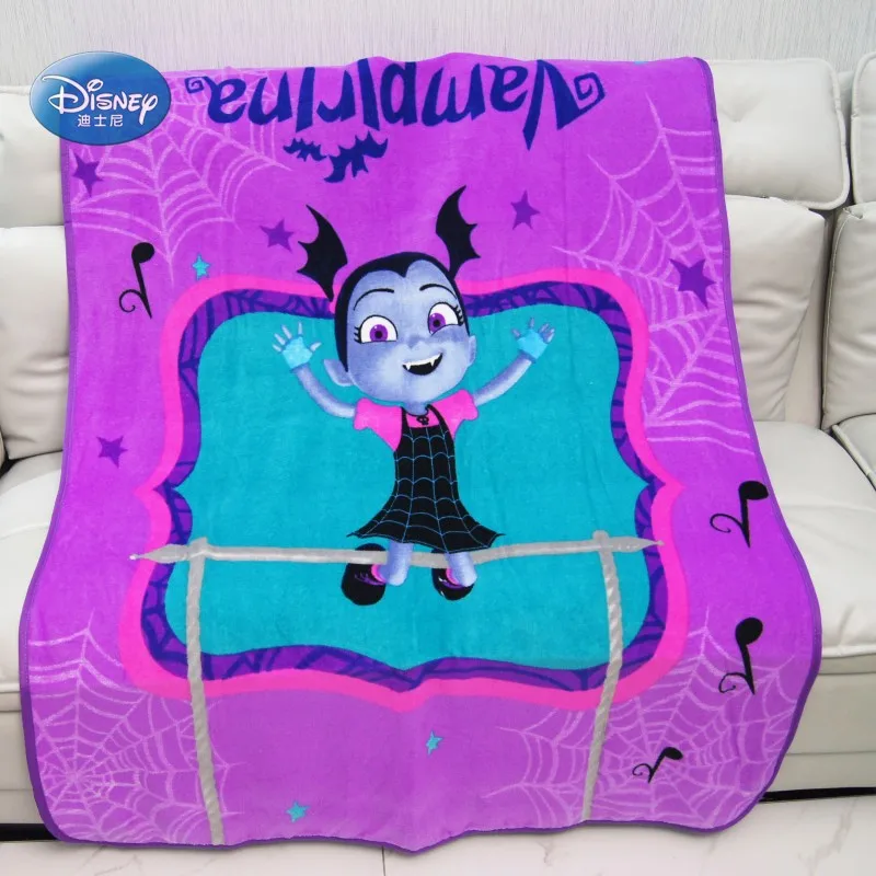 

Disney Cartoon Vampirina Purple Plush Coral Fleece Blanket Throw for Kids Girls 117x152cm on Bed Sofa Plane