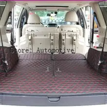 Лучший и! Специальные коврики для багажника для Mitsubishi Pajero Sport-2011 водонепроницаемые кожаные ковры для Pajero sport