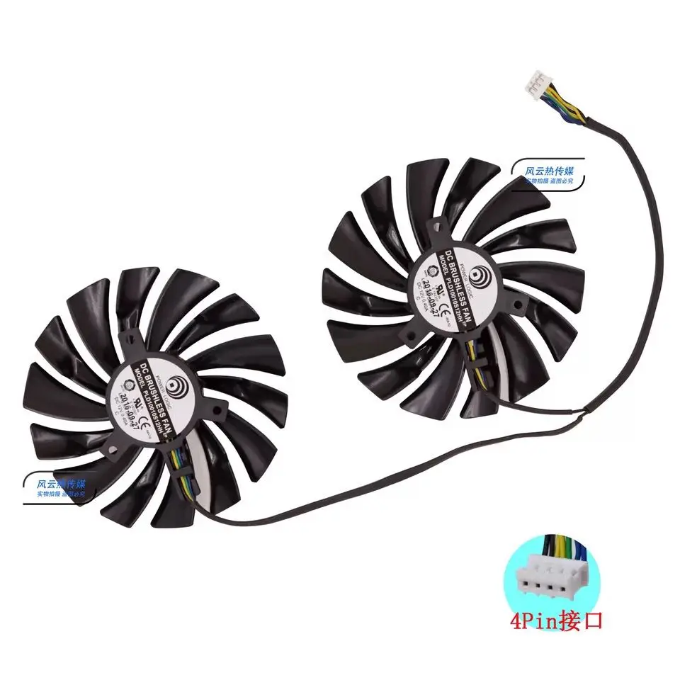 Новый оригинальный охлаждающий вентилятор для видеокарты MSI GTX1080Ti/1080/1070Ti/1070/1060 ARMOR