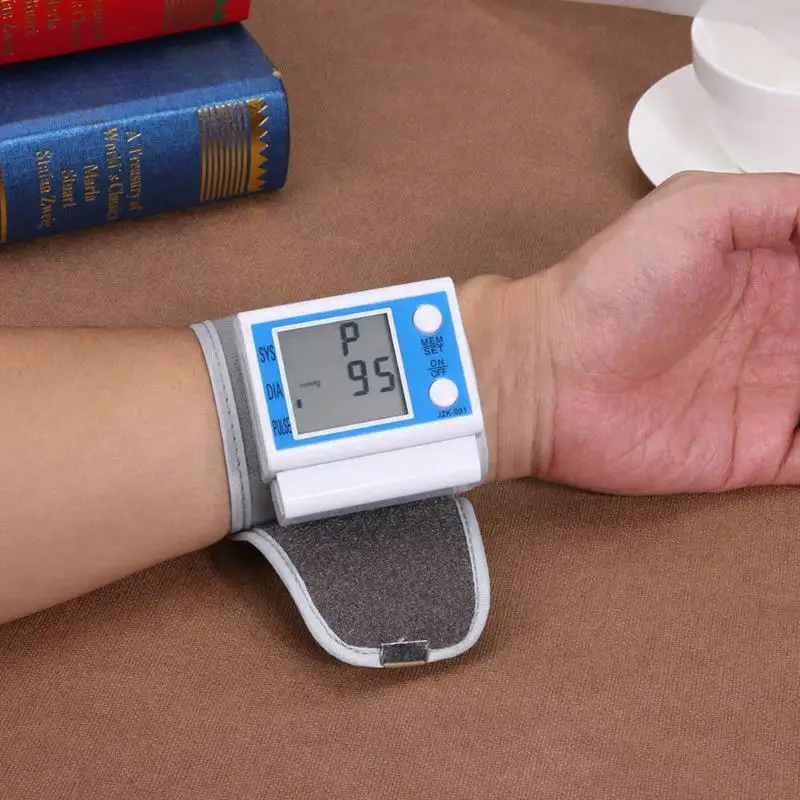 

Home Automatic Wrist Digital LCD Blood Pressure Monitor Portable Electronic Tonometer Meter For Blood Pressure Meter