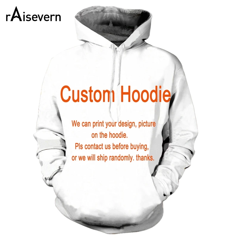 Raisevern مخصص تصميم 3D طباعة هوديي/البلوز/قمصان ، شراء قطع الصحيحة و الاتصال البائع