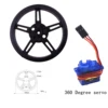 SG90 – Kit d'alimentation 9G, Rotation continue de 360 degrés, Servo avec roue Servo, Kit de bricolage ► Photo 2/6