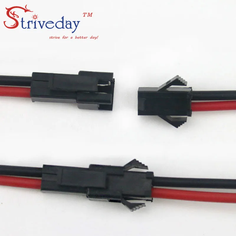 

5 pairs/lot SM terminal line led downlight ceiling for male and female terminal connector plug male and female plug wire 10cm