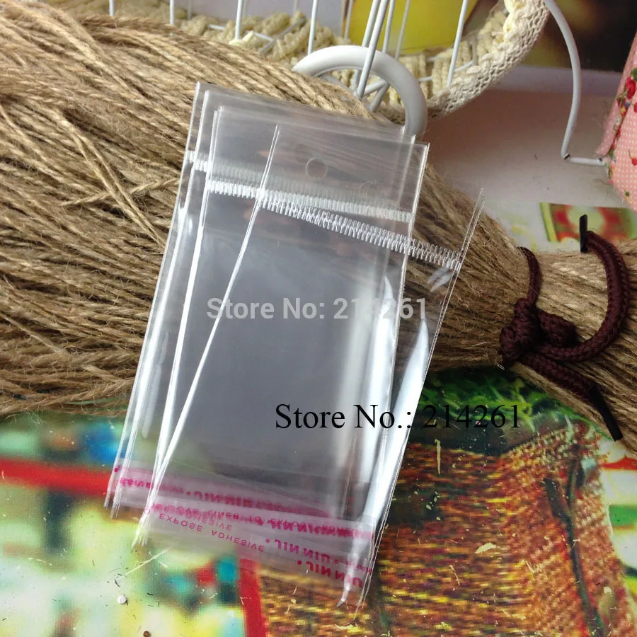 New DIY Fashion Earring card Self Adhesive Opp Bag Earring Packing Bag