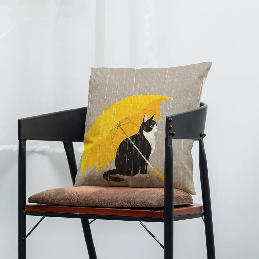 Декоративная подушка для дома Чехлы хлопковый льняной плед наволочка для дивана Декор модный стиль Pilow чехлы
