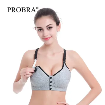 

Wirefree Nursing Prevent Sagging Bra for Feeding Baby Bra Maternity Cotton Underwear 2019 lactancia Brassiere Plus Gravida Bra B