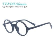 Ацетат, маленькие мужские очки, круглые, текстура древесины, женские винтажные очки, оправы для очков, линзы для близорукости, чтения, Мультифокальные