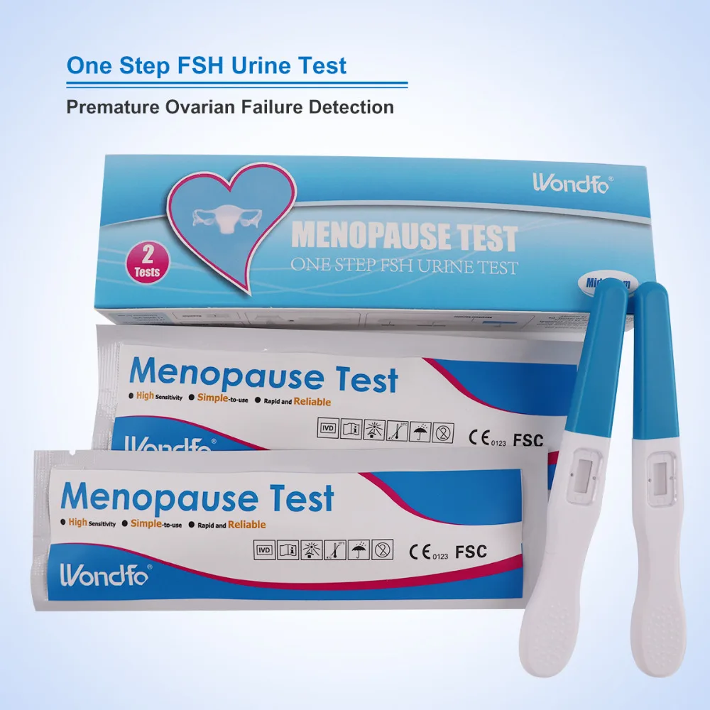 WONDFO 2 шт. тест на мочу один шаг ФШ (фолликулярный гормон) менопауза 2T|Туалетная
