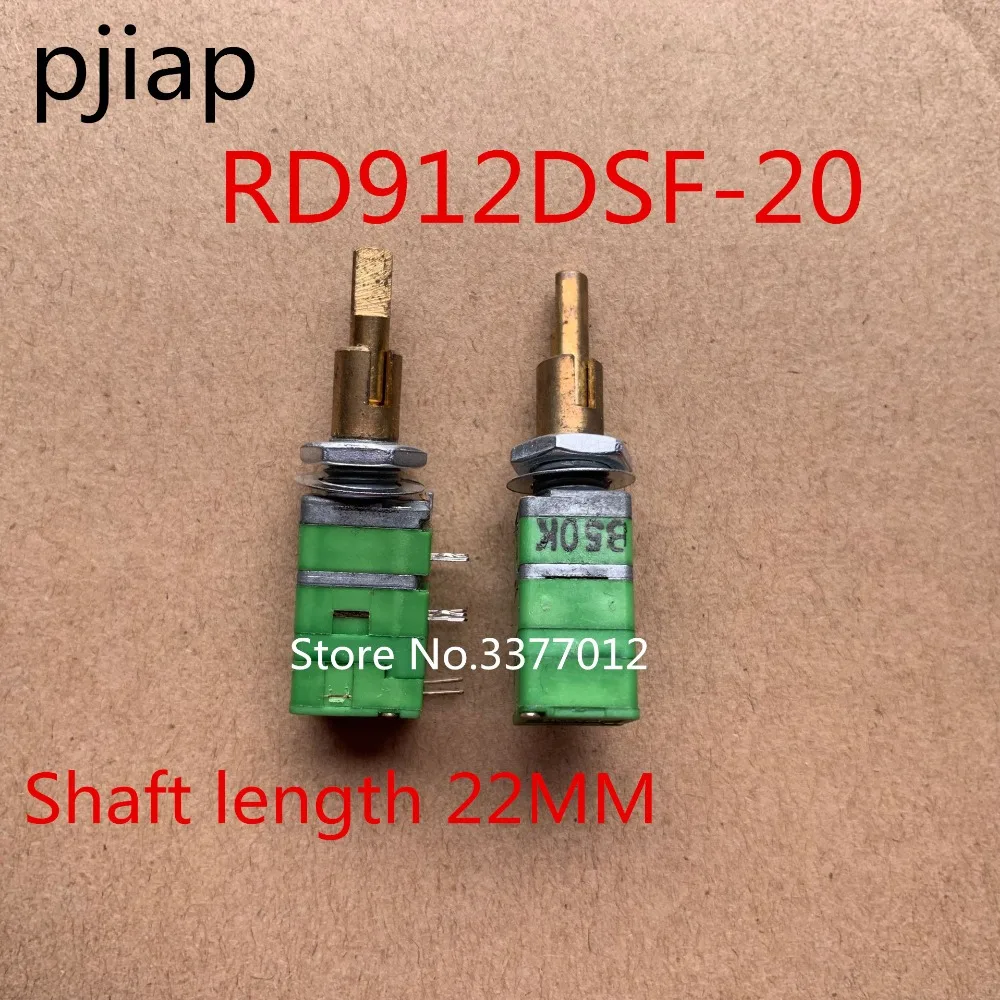 1 шт. тайваньский Высокоточный потенциометр ALPHA Alfa RD912DSF 20 двухосевой ремень B50K