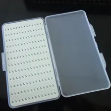 LEO Водонепроницаемая муха коробка для рыболовных приманок резные губки слой пластик муха рыболовная приманка Контейнер Чехол Рыболовные снасти s m l