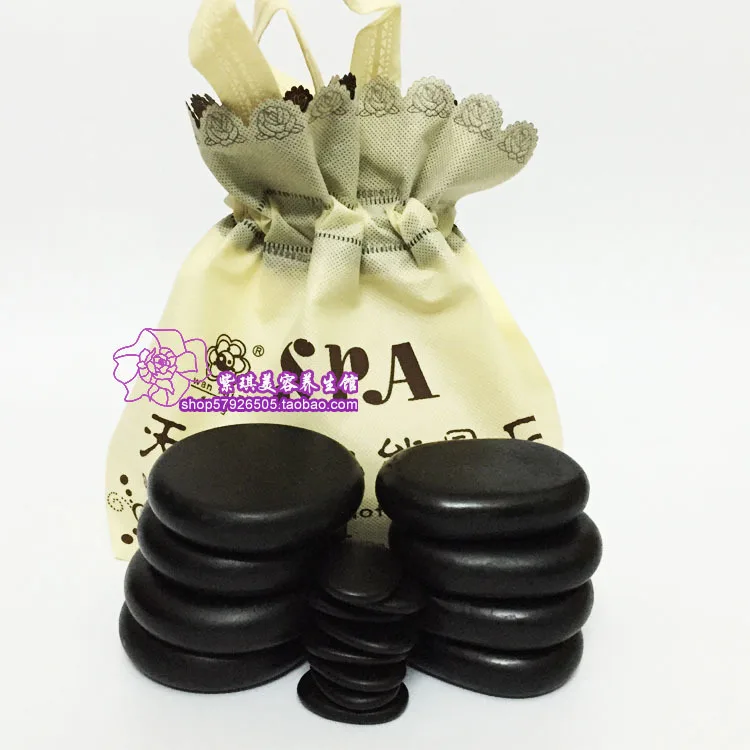 16 sets of energy acupuncutre massage SPA hot font b beauty b font volcanic font b