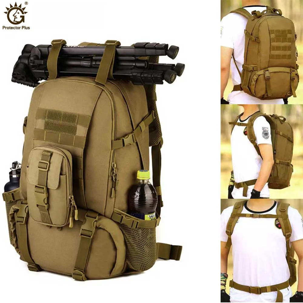 Waterproof Nylon Military Tactics Backpack 40L Large Capacity Men 15 Inch Laptop Rucksack Travel Hike Mochila Militar Tactica Waterproof Nylon Military Tactics Backpack 40L Large Capacity Men 15 Inch Laptop Rucksack Travel Hike Mochila Militar Tactica