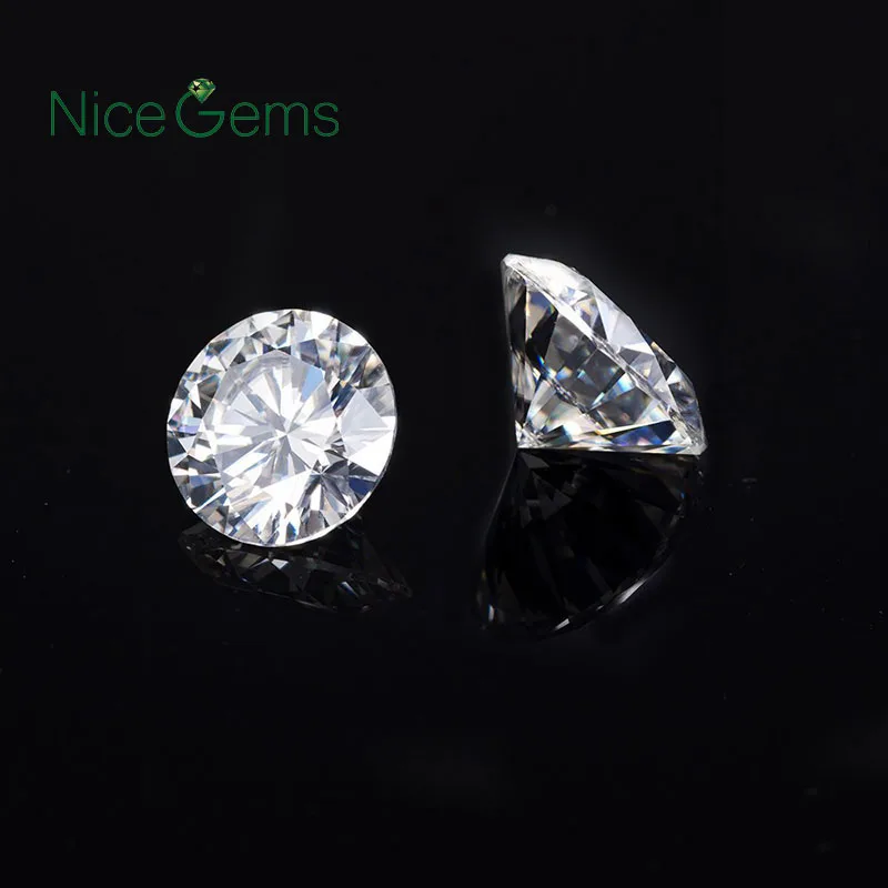 Цветной Муассанит NiceGems 0 1 CTW отличные Сердца и стрелы цветной 3 мм свободный