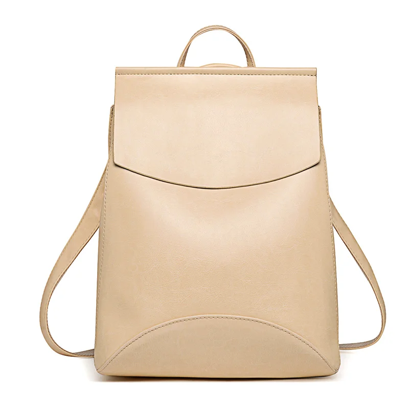 High Quality Leather Teens Backpack-3