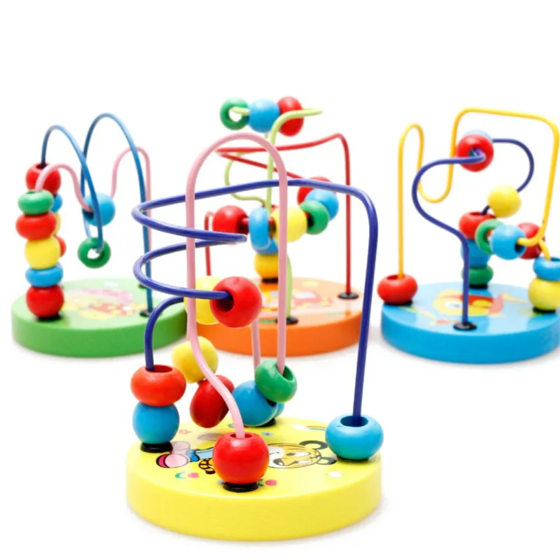 DIY Wooden Animal Beads Children DIY Educational Baby educational toys