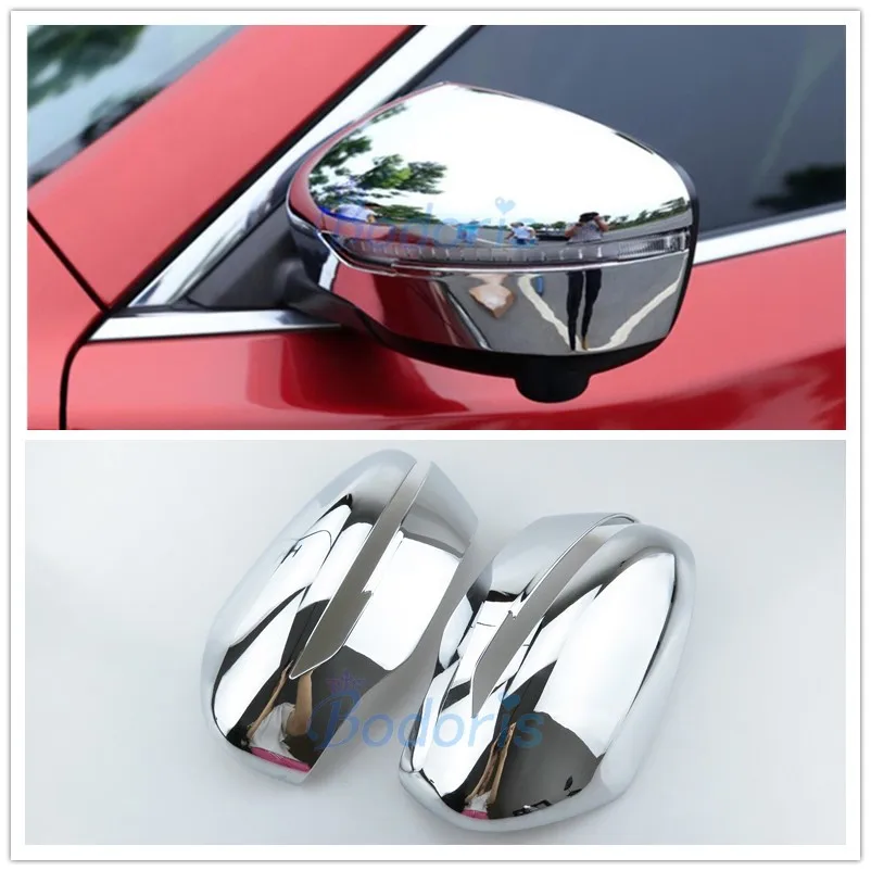 

Chrome Car Styling Door Mirror Cover Rear View Overlay Panel 2015 2016 2017 2018 2019 For Nissan Qashqai Rogue Sport Accessories